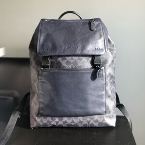 Coach Manhattan Backpack In Signature Canvas New